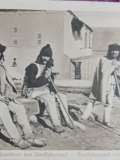Carte Postala, Romani din Huedin, 1917