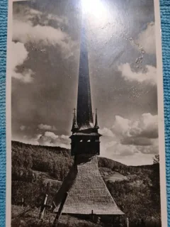 Carte postala, Romania, Biserica din Lemn din Transilvania, perioada interbelica