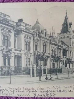 Carte postala, Romania, Bulevardul Coltei, 1902