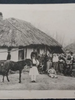Carte postala Romania, Casa taraneasca, inceput de secol XX