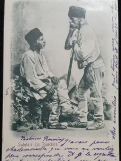 Carte Postala, Romania, doi tarani, 1912