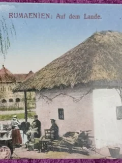 Carte Postala, Romania, mediul rural, perioada interbelica