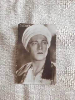 CARTE POSTALA RUDOLPH VALENTINO, FOTO SEPIA, NECIRCULATA