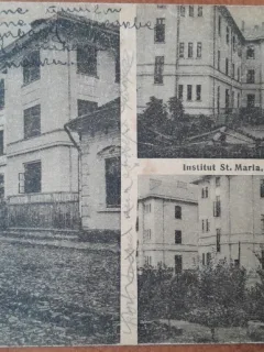 Carte postala, Turnu Severin Institutul St. Maria, inceput de secol XX