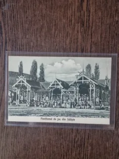 Carte Postala - Saliste. Pavilionul de joc din Saliste