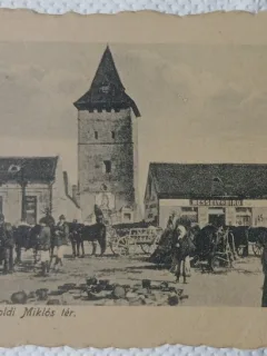 Carte Postala, Salonta, Piata Nicolae, 1919