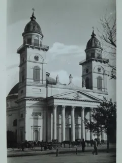 Carte postala, Satu Mare, Biserica Romano Catolica, 1917