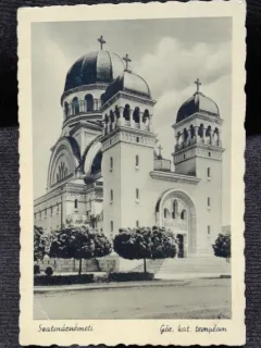 Carte postala, Satu Mare, Catedrala Greco Catolica, perioada interbelica