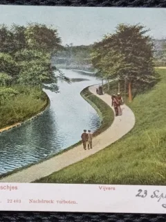 Carte Postala, Scheveningen Bosjes, provincie in sudul Olandei, Parcul, 1903