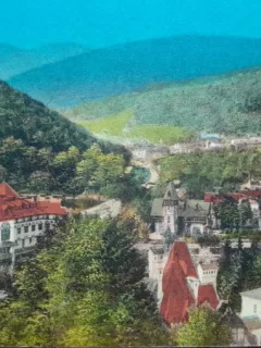 Carte postala, Siaia vedere generala, 1928