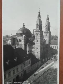 Carte postala, Sibiu, Catedrala gr.ort. romana, 1931