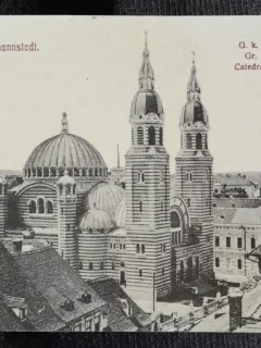 Carte postala, Sibiu, Catedrala romana gr.or., perioada interbelica