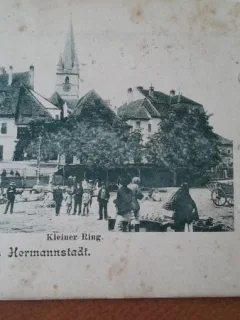 Carte postala, Sibiu Micul inel, inceput de secol XX