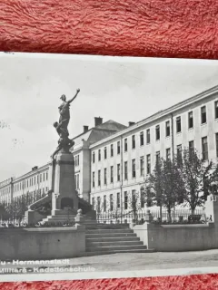 Carte postala, Sibiu, Scoala Militara, 1931
