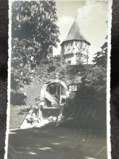 Carte postala, Sibiul de odinioara, 1940