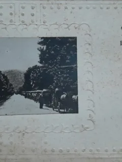 Carte postala, Sinaia, Bulevardul, perioada interbelica