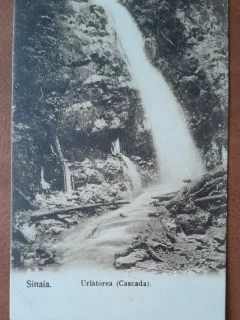 Carte postala, Sinaia, Cascada Urlatoarea, perioada interbelica