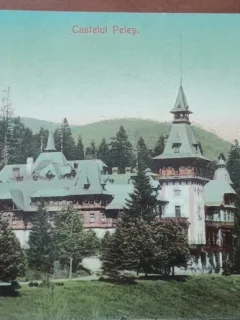 Carte postala, Sinaia Castelul Peles, 1903