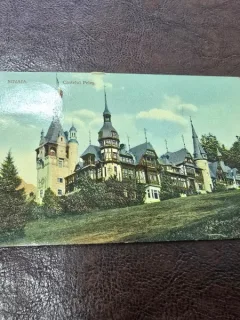 Carte postala, Sinaia, Castelul Peles, 1911