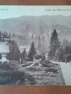 Carte postala, Sinaia Castelul Peles, 1921