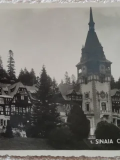 Carte postala, Sinaia, Castelul Peles, 1938