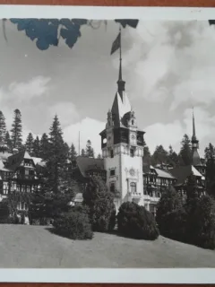 Carte postala, Sinaia, Castelul Peles, 1940