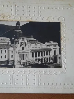 Carte postala, Sinaia Cazinou, perioada interbelica