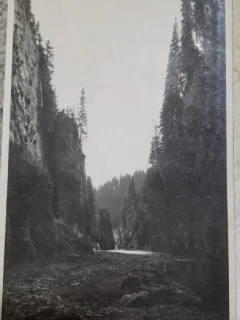 Carte postala, Sinaia, Cheile Zanoaga Mica, perioada interbelica