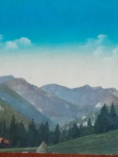 Carte postala, Sinaia, Corpul de Garda, perioada interbelica