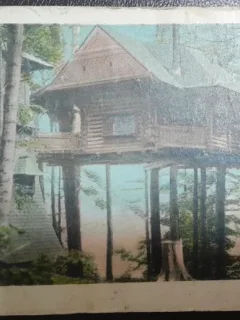 Carte postala, Sinaia, Cuibul Printesei, perioada interbelica