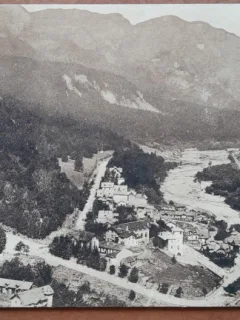 Carte postala, Sinaia, Gura Padurei si Piata Noua, perioada interbelica