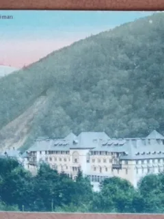 Carte postala, Sinaia Hotel Caraiman, perioada interbelica