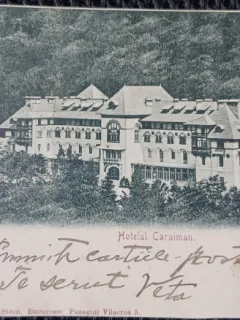 Carte postala, Sinaia, Hotelul Caraiman, 1906