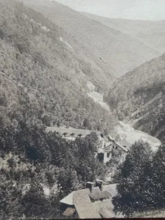 Carte postala, Sinaia, Valea Rea, perioada interbelica
