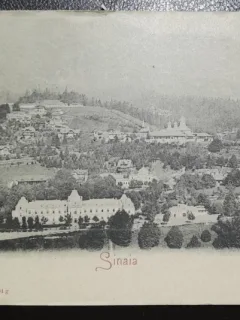 Carte postala, Sinaia vedere generala, 1900