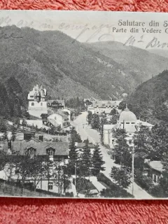 Carte postala, Sinaia vedere generala, 1903