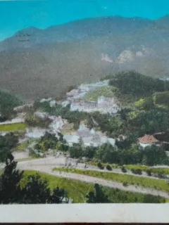 Carte postala, Sinaia, vedere generala, 1930