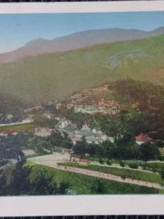 Carte Postala, Sinaia vedere generala, perioada interbelica