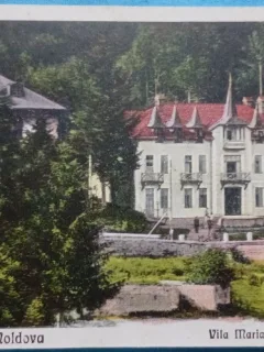 Carte Postala, Slanic Moldova, Vila Maria Ana si Dumitrescu, 1931