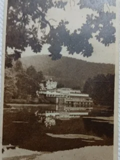 Carte postala Sovata Lacul Ursu, 1952