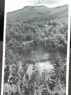 Carte postala, Sovata, Lacul Ursu, perioada interbelica