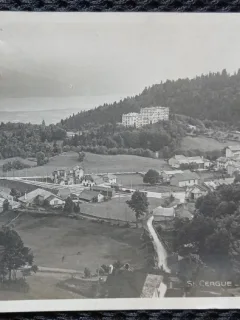 Carte Postala, St. Cergue, Le Lac et les Alpes, 1917