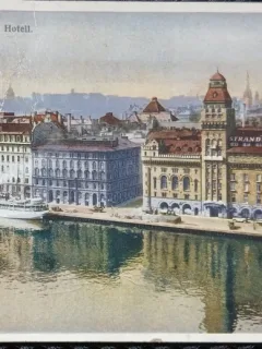 Carte postala, Stockholm, Strand Hoteil, 1930