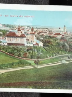 Carte postala, Suceava, partea de sud vest, 1906