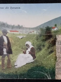 Carte Postala, Tablou Pitoresc din Romania, 1920