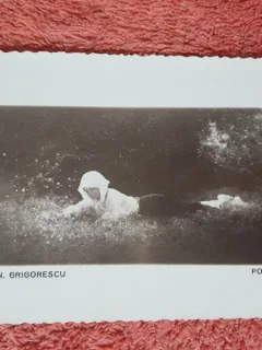 Carte postala, tablou Popas/N. Grigorescu, 1937