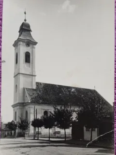 Carte postala, Targu Mures, Biserica reform. 1930
