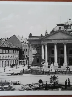 Carte postala, teatrul din Oradea, perioada interbelica