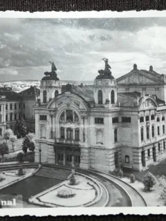 Carte postala, Teatrul National din Cluj, 1937