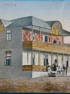 Carte Postala, Techirghiol, Vila A B, 1924